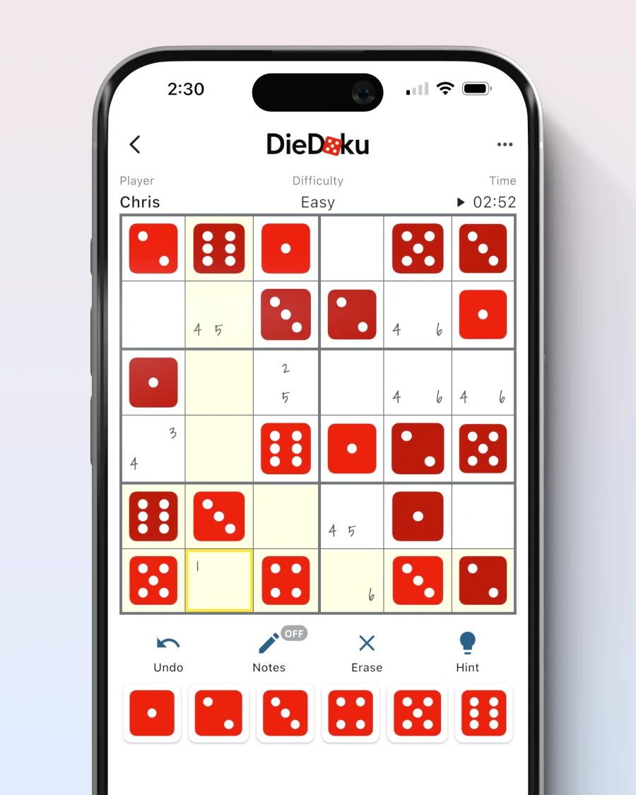 DieDoku app screenshot